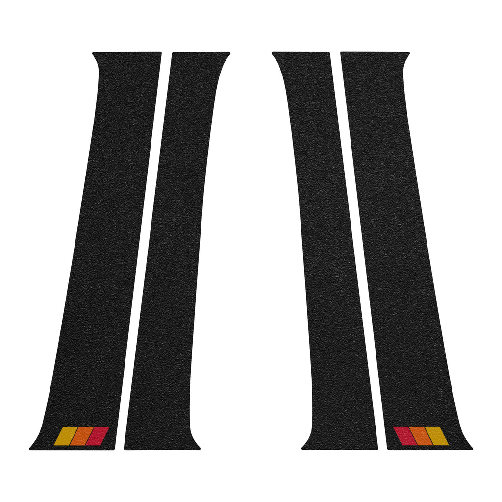 Textured Door Pillar Protection Overlays Fits 2005-2015 Toyota Tacoma