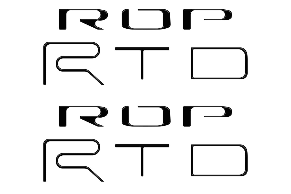 Bed Side Letter Inserts Fits 2022-2023 Toyota Tacoma TRD Pro
