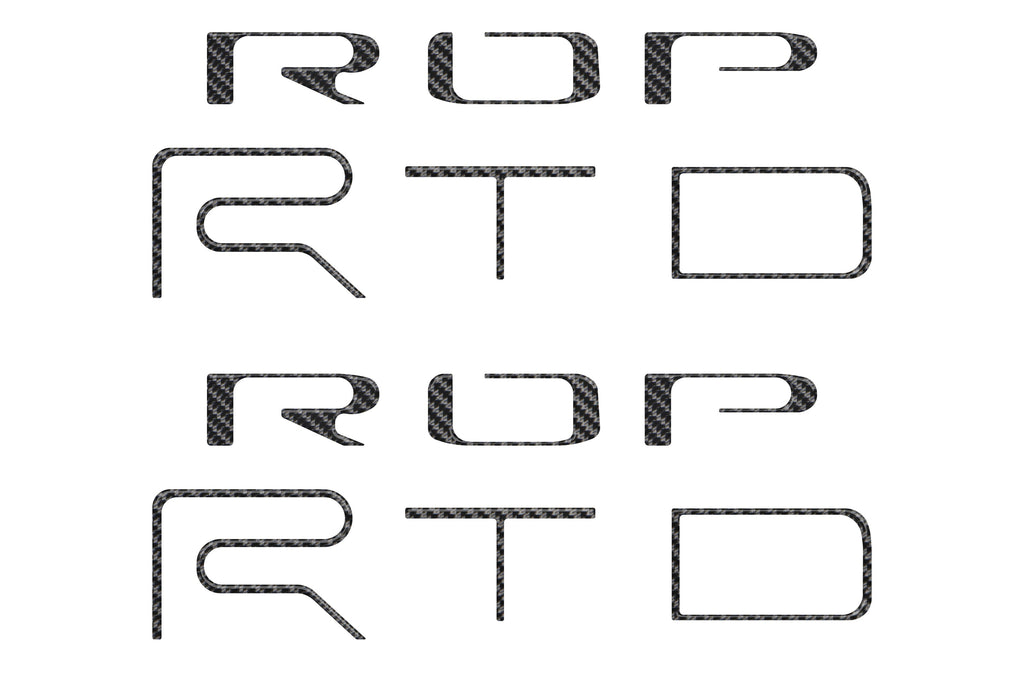 Bed Side Letter Inserts Fits 2022-2023 Toyota Tacoma TRD Pro