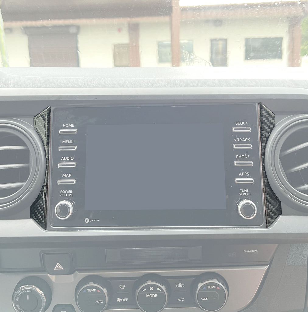 Outer Radio Accent Trim Fits 2016-2023 Toyota Tacoma