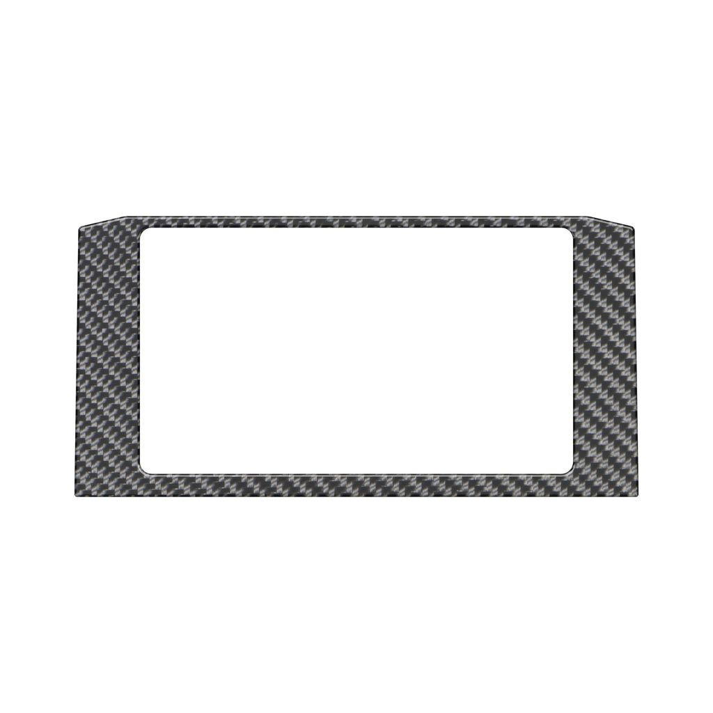 Display Screen Accent Trim for 2024-2026 Toyota Tacoma & 2025-2026 4Runner - close-up detail | Tufskinz.com