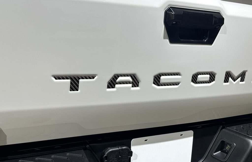 Tailgate Letter Inserts Fits 2024-2025 Toyota Tacoma