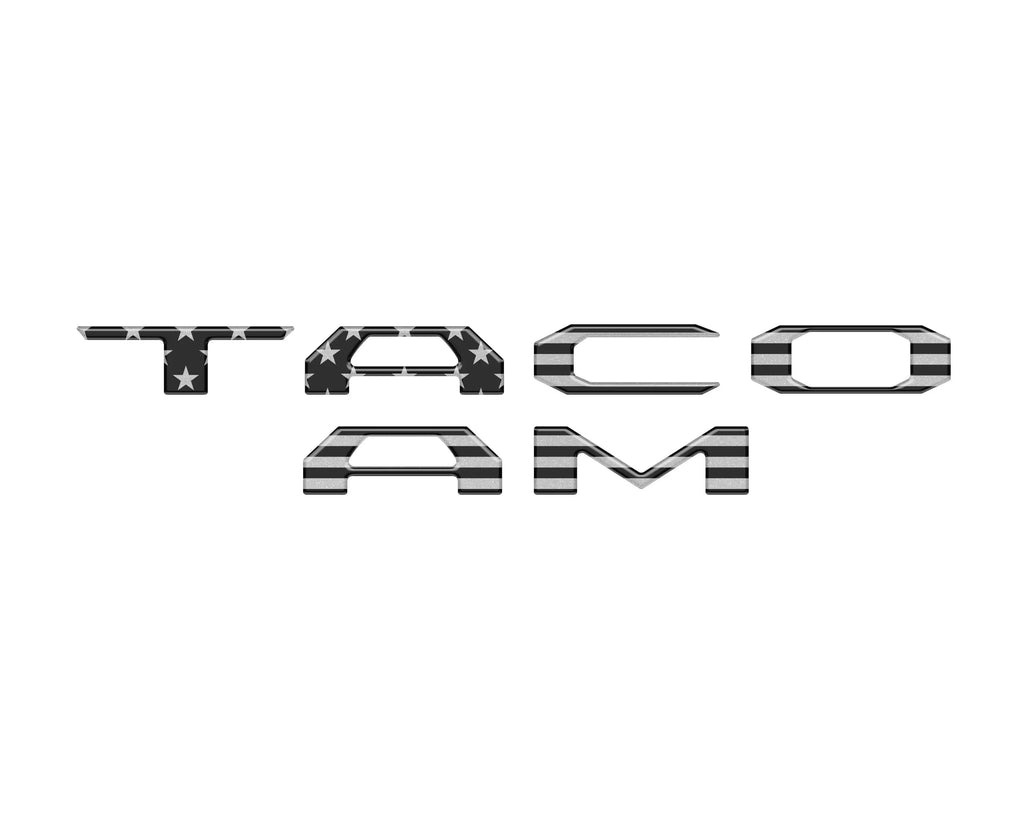 Glovebox Letter Overlays for 2024-2026 Toyota Tacoma | Tufskinz.com