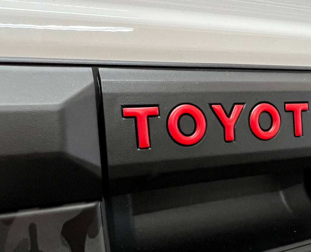 Tailgate Handle Letter Inserts Fits 2024-2026 Toyota Tacoma