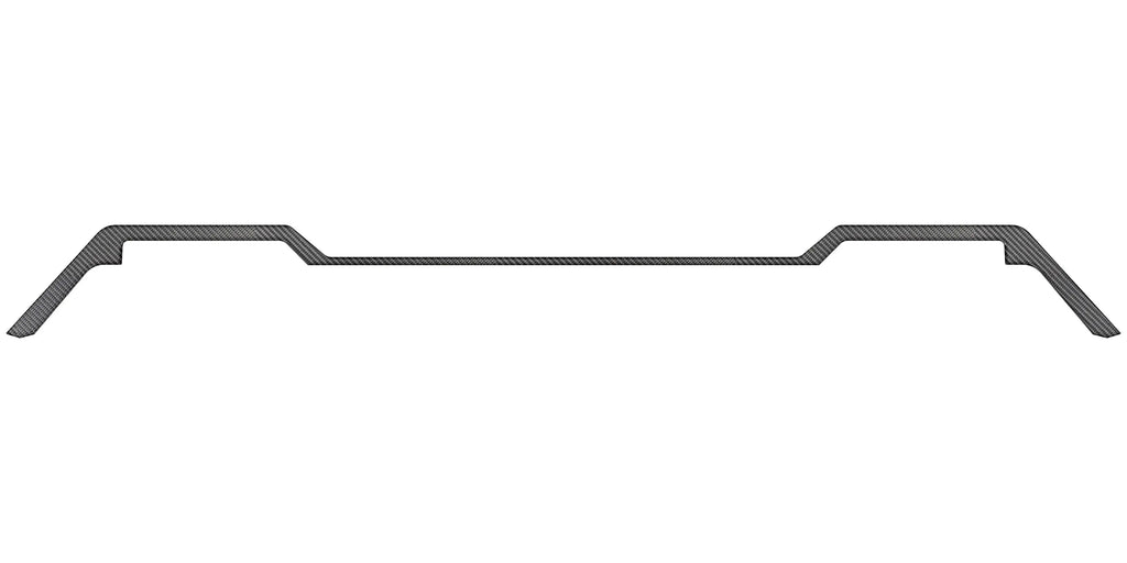 Front Bumper Upper Line Accent Trim for 2024-2026 Toyota Tacoma - close-up detail | Tufskinz.com