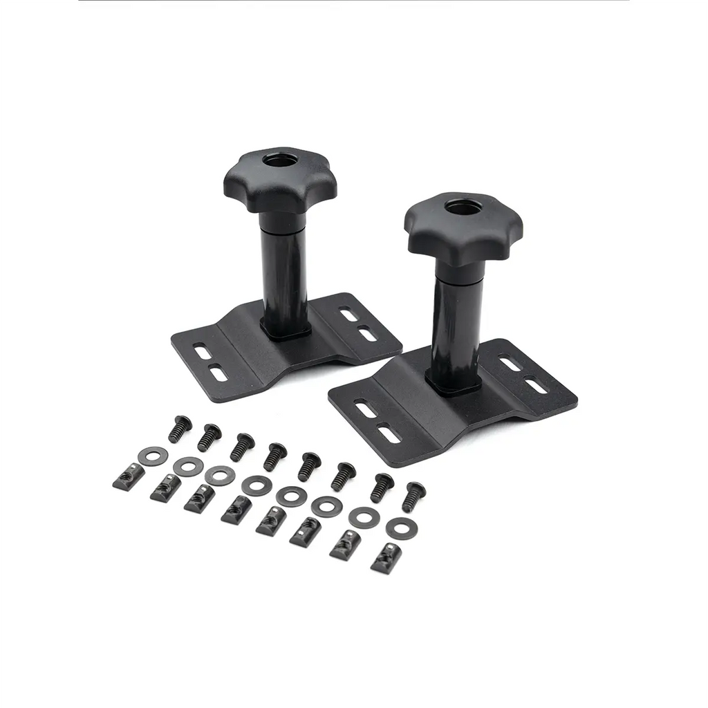 Hi-Lift Jack Mount Carrier For Truck Bed Or Bumper - Fits Dodge, Ford Pickups (Black Steel)