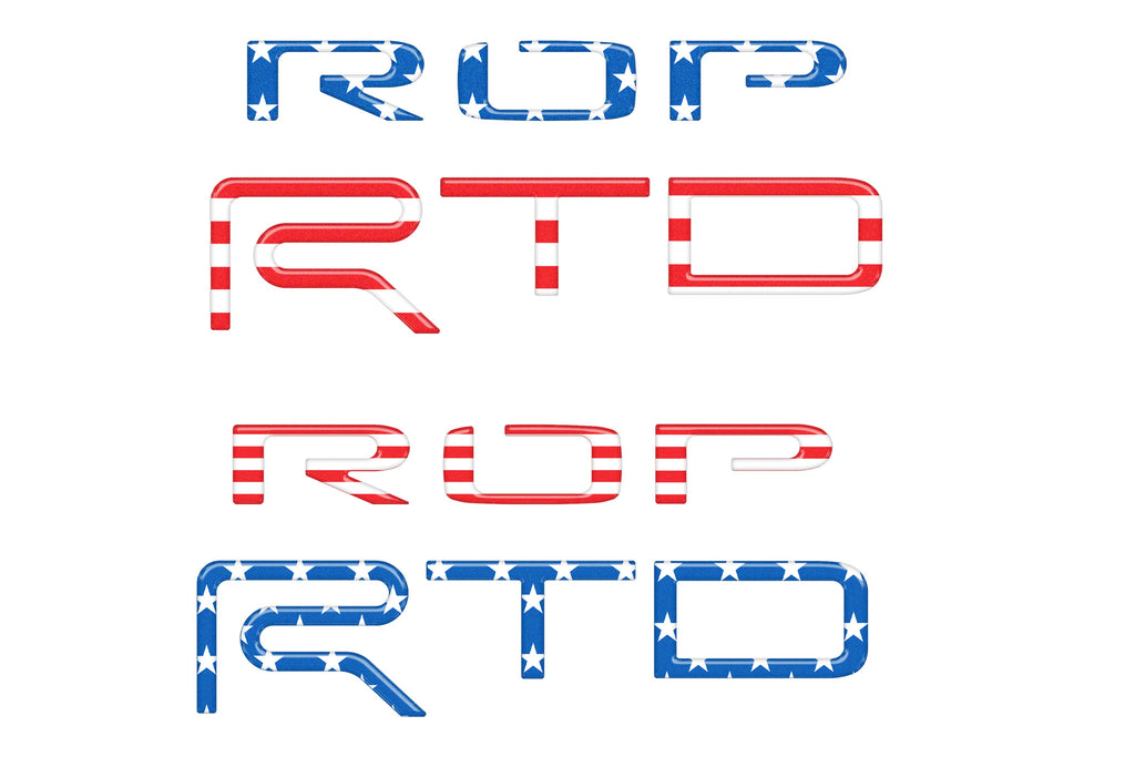 Bed Side Letter Inserts Fits 2015-2021 Toyota Tundra TRD Pro