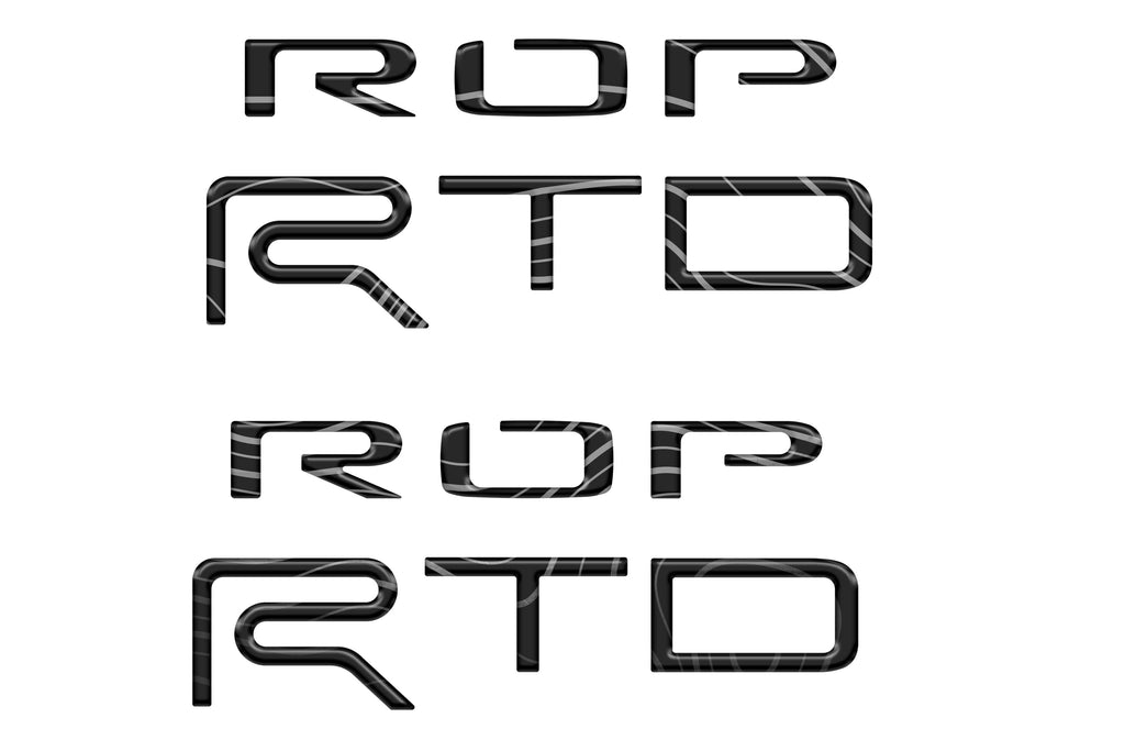 Bed Side Letter Inserts Fits 2015-2021 Toyota Tundra TRD Pro