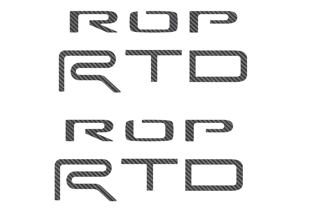 Bed Side Letter Inserts Fits 2015-2021 Toyota Tundra TRD Pro
