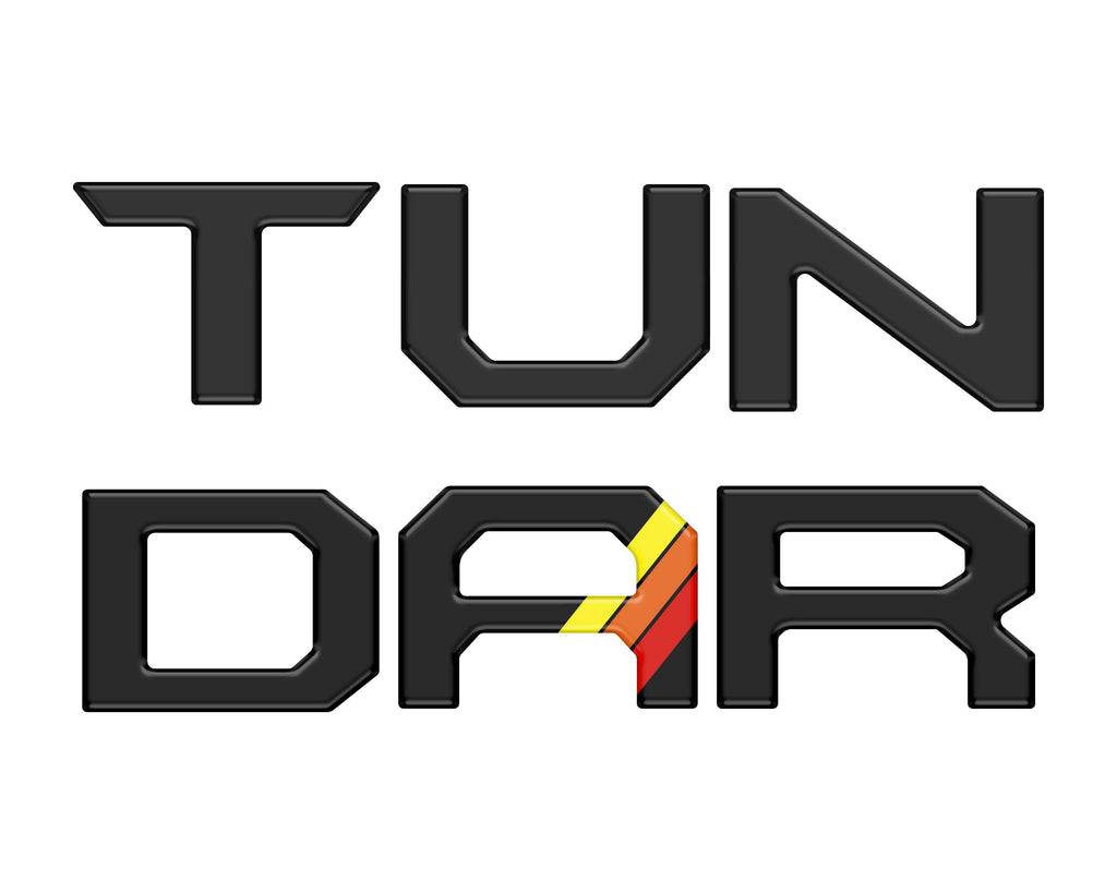 Lower Grille Letter Inserts Fits 2022-2026 Toyota Tundra