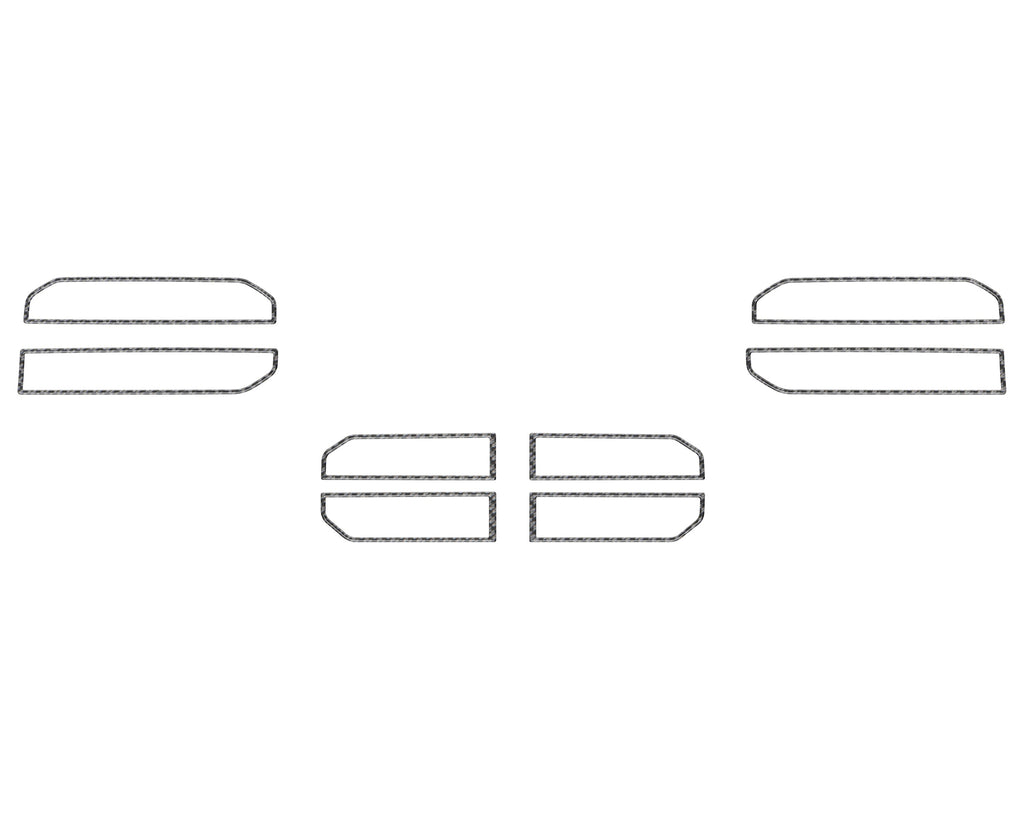 A/C Vent Accent Trim Fits 2022-2026 Toyota Tundra & 2023-2026 Toyota Sequoia