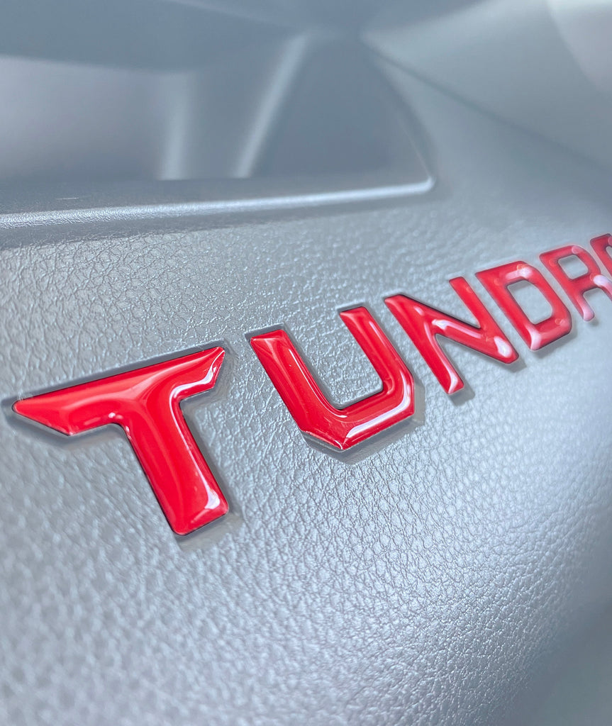 Glove Box Letter Inserts Fits 2022-2026 Toyota Tundra