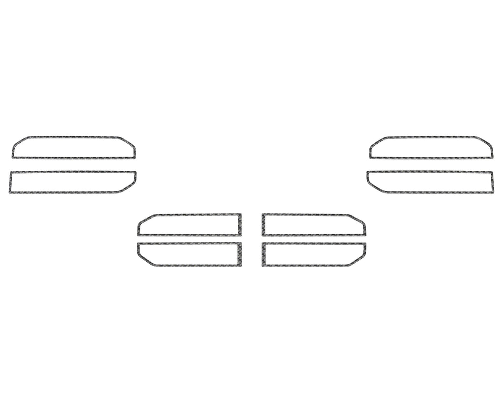 A/C Vent Accent Trim for 2022-2026 Toyota Tundra & 2023-2026 Toyota Sequoia - lifestyle photo | Tufskinz.com