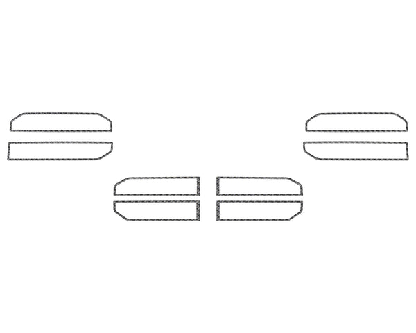 A/C Vent Accent Trim Fits 2022-2026 Toyota Tundra & 2023-2026 Toyota Sequoia