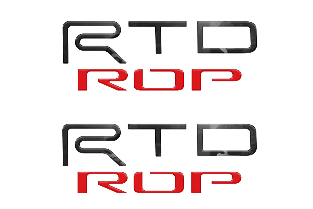 Hood Louver Letter Overlays Fits 2022-2026 Toyota Tundra TRD Pro