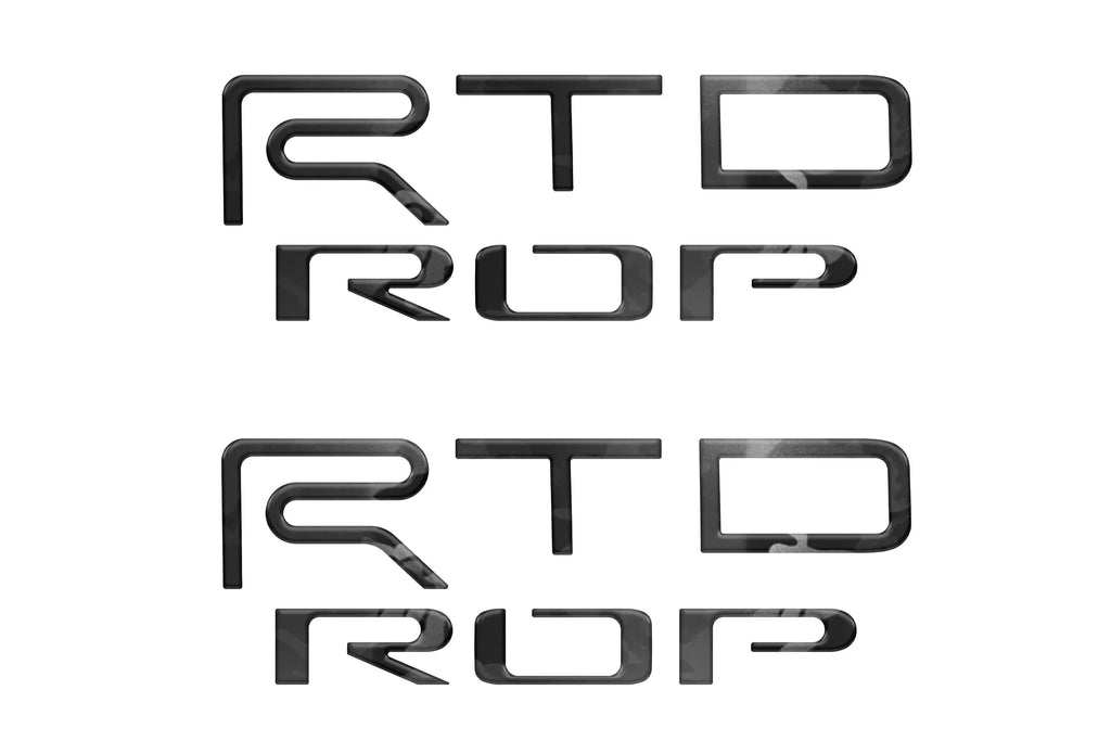 Hood Louver Letter Overlays for 2022-2026 Toyota Tundra TRD Pro - finish and color options | Tufskinz.com