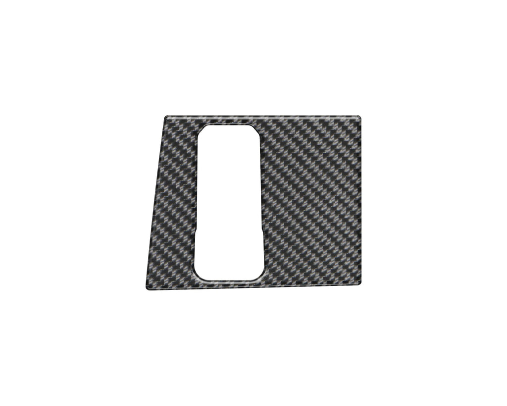 Upper Center Console Accent Trim for 2022-2026 Toyota Tundra & 2023-2026 Toyota Sequoia - close-up detail | Tufskinz.com