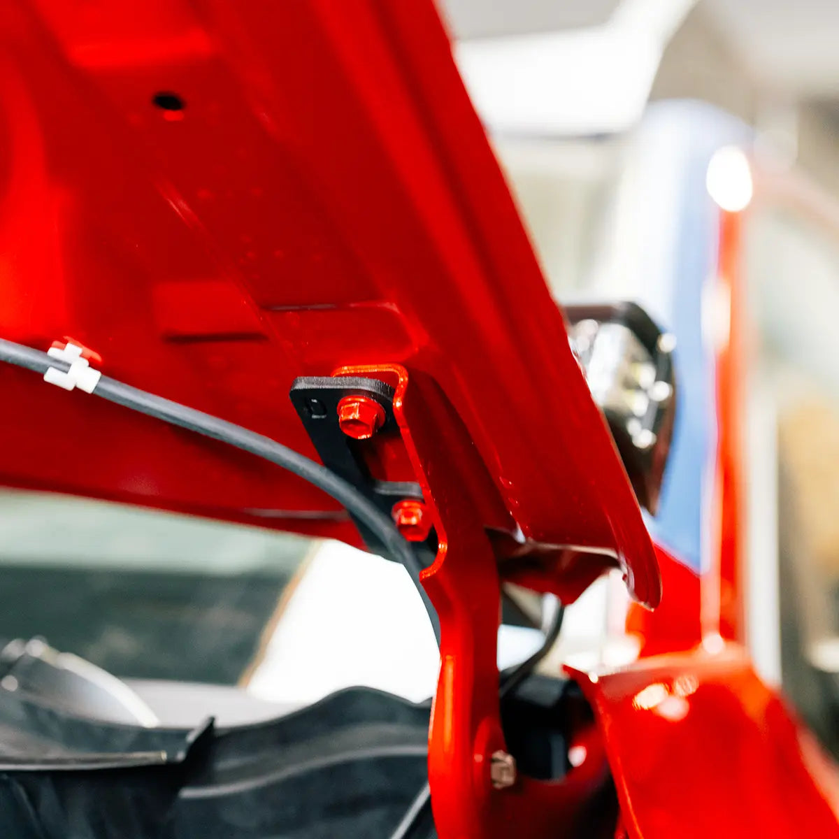 Cali Raised LED Hood Ditch Bracket Extension – Mount Off-Road Lights On Your Hood