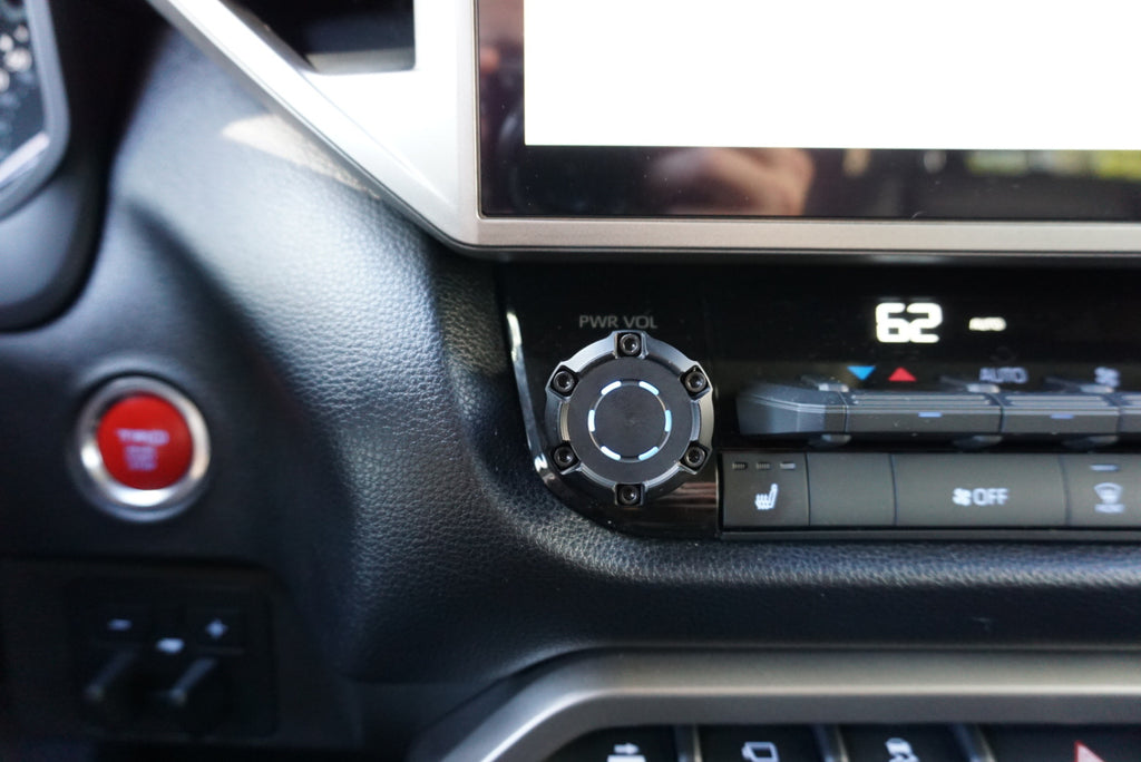 V1 Radio + Drive Mode Knob Set (2022+ Tundra) - BLACK
