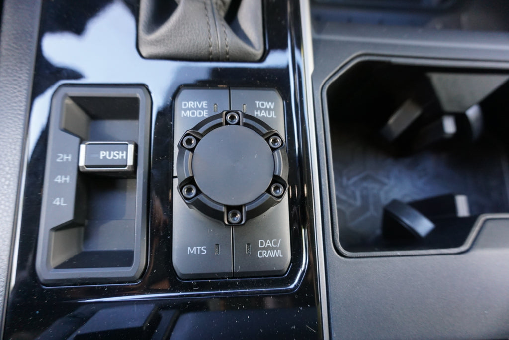 V1 Radio + Drive Mode Knob Set (2022+ Tundra) - BLACK