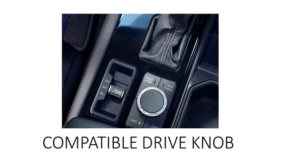 V1 Radio + Drive Mode Knob Set (2022+ Tundra) - BLACK