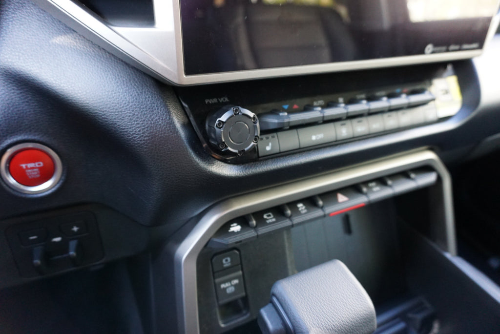 V1 Radio + Drive Mode Knob Set (2022+ Tundra) - BLACK