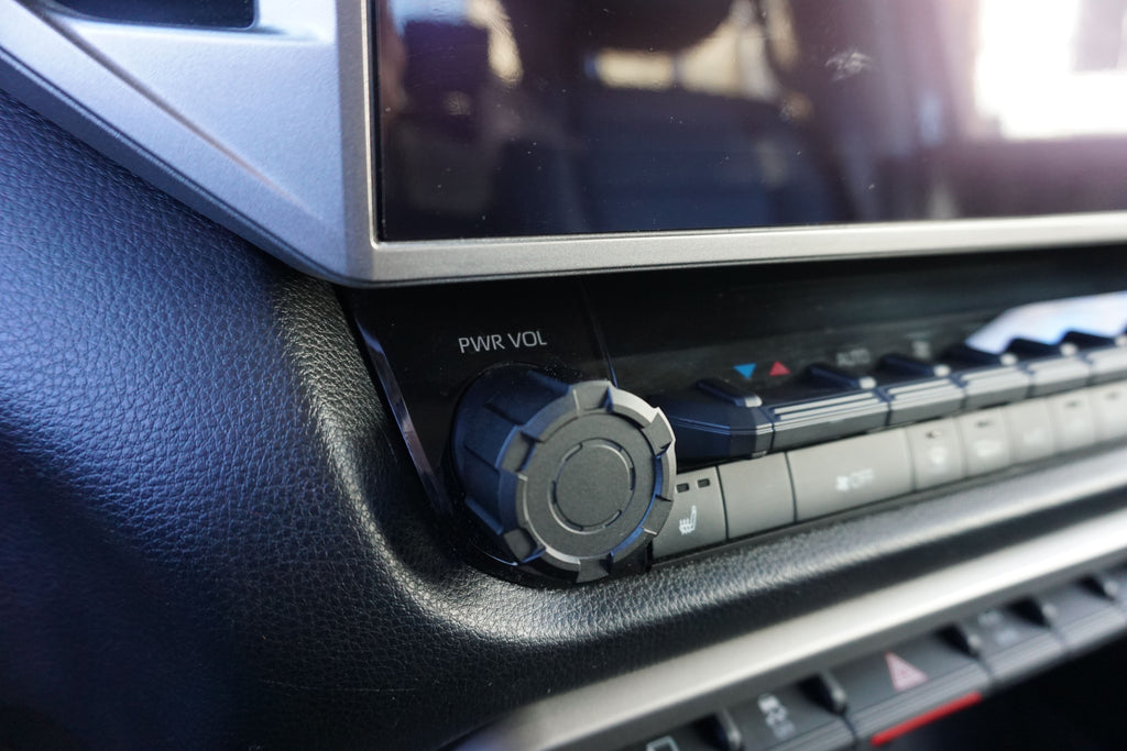 V2 Radio Knob (2022+ Tundra / 2024+ Tacoma / 2025+ 4Runner) - BLACK