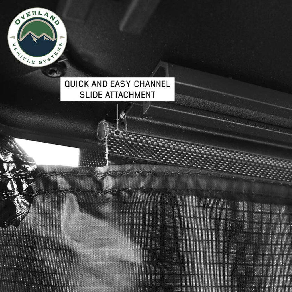 XD Everest Annex Room Roof Top Tent Extension - Black Body Grey Trim