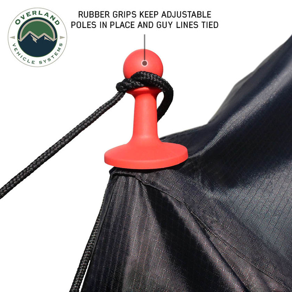 XD Everest Annex Room Roof Top Tent Extension - Black Body Grey Trim