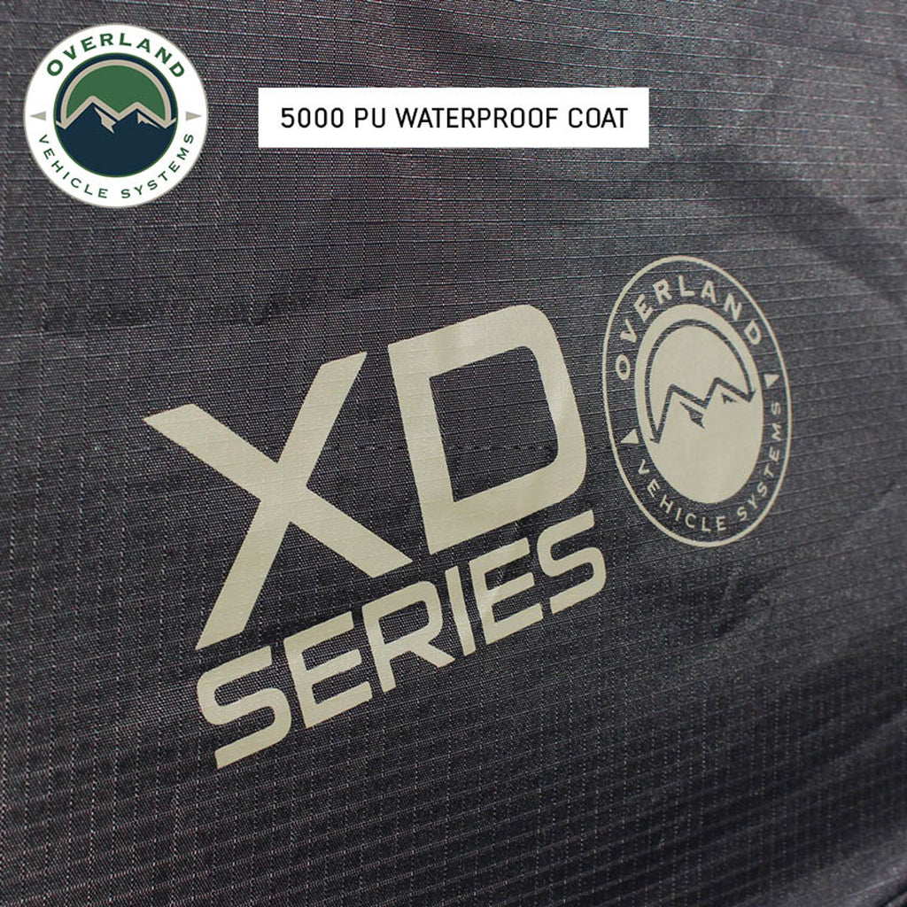 XD Everest Annex Room Roof Top Tent Extension - Black Body Grey Trim