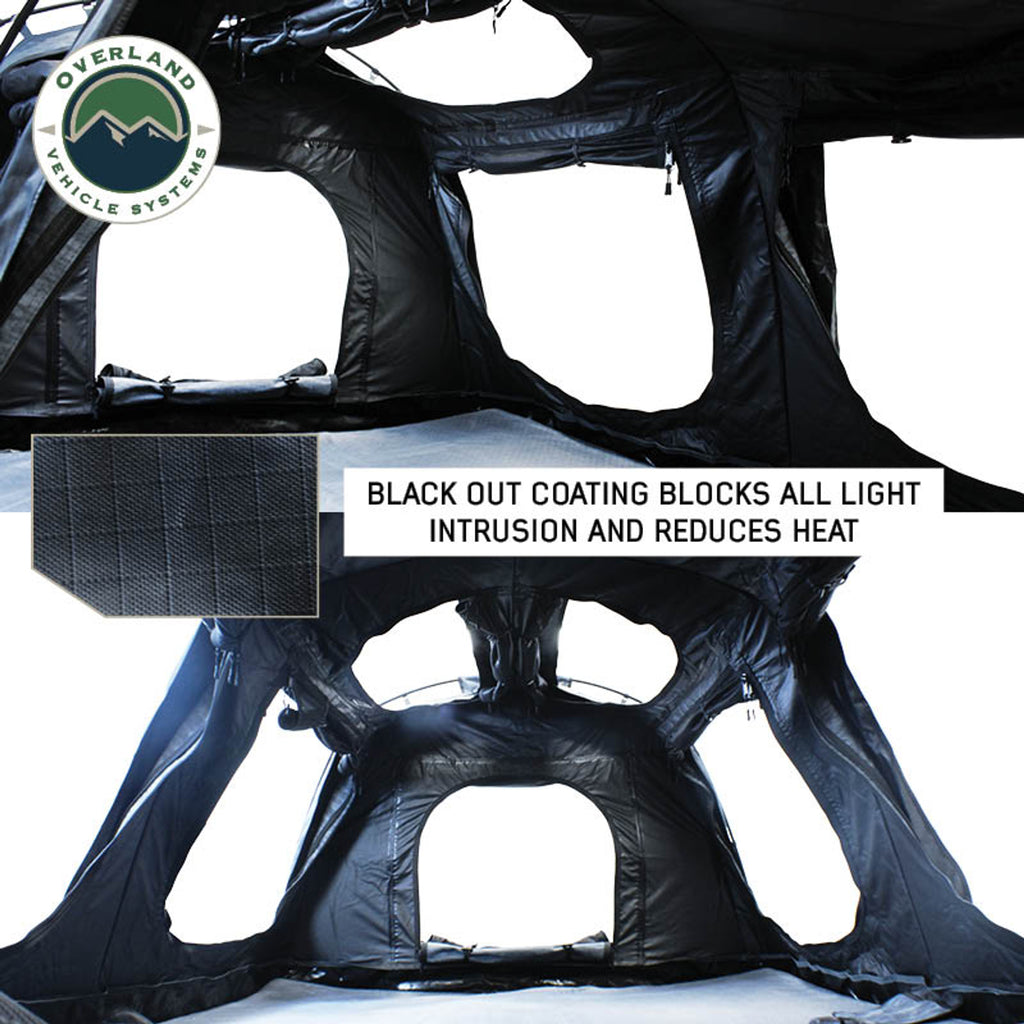 XD Khumbu 2 Person Swag Bag Tent W/ Black Out, Blue Body, and Storage Bag