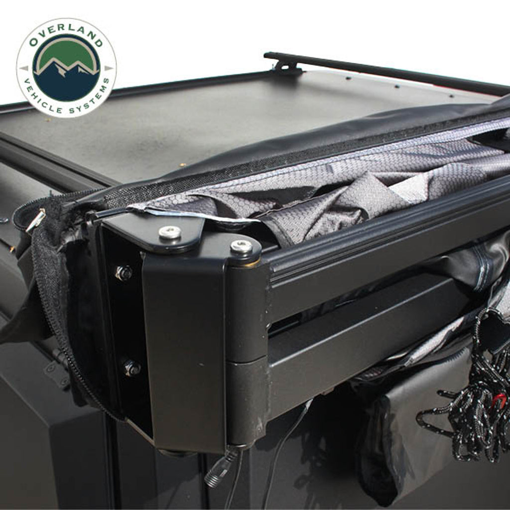 XD Nomadic 270 - Awning W/Lights & Black Out Grey Hex, Black Trim & Black Travel Cover