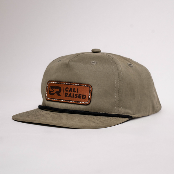 Cali Raised Soft-Structured 5 Panel Rope Hat
