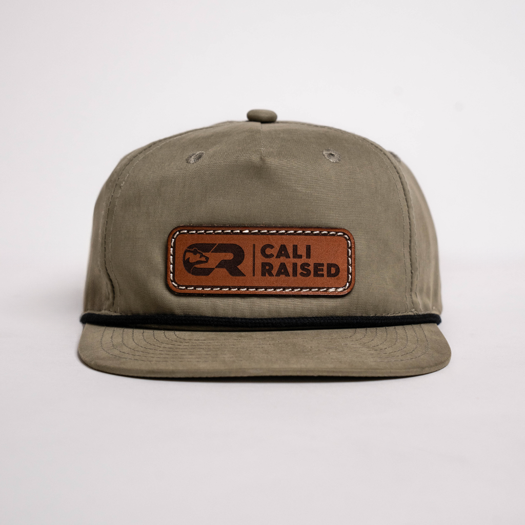 Cali Raised Soft-Structured 5 Panel Rope Hat