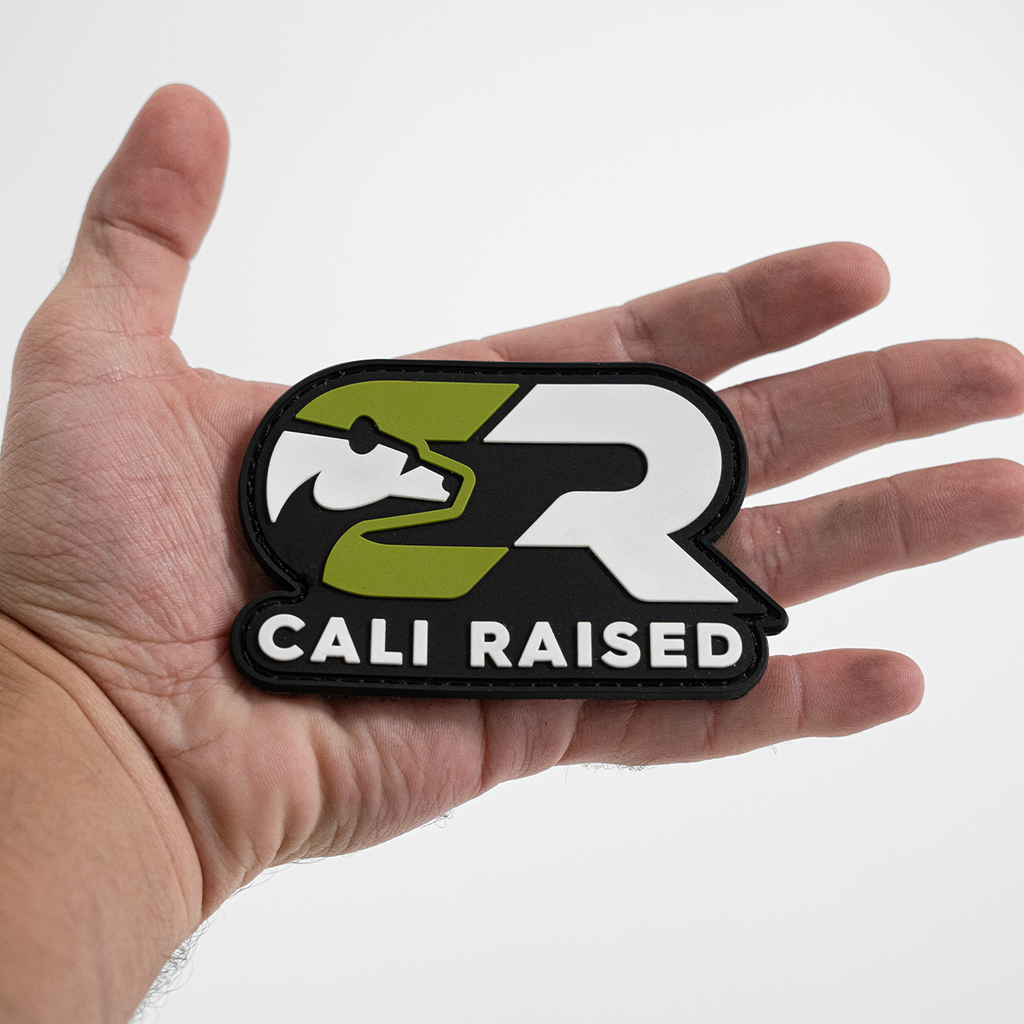 Cali Raised LED CR Logo PVC Patch