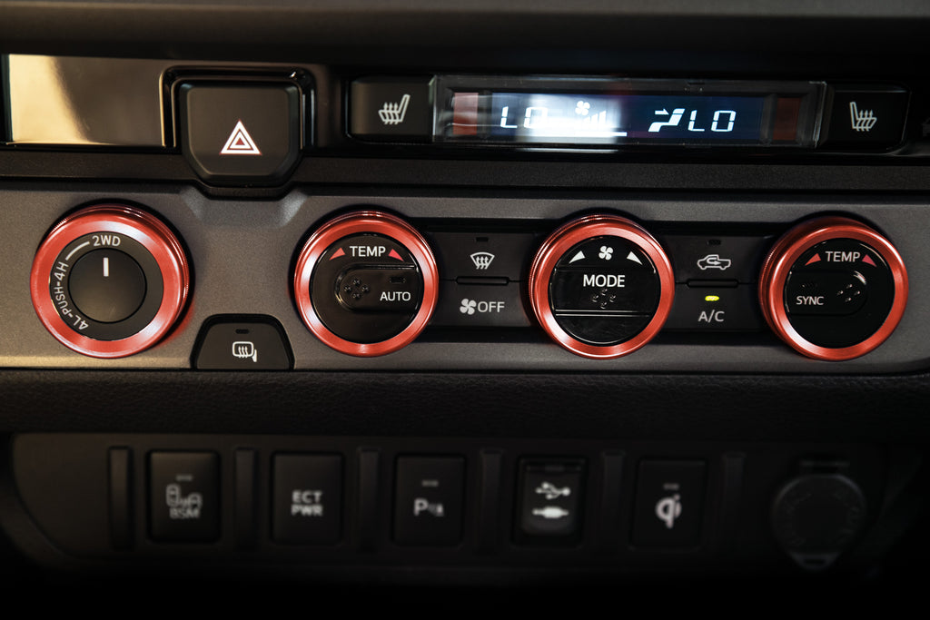 Aluminum Interior Knobs For Tacoma (2016-2023)