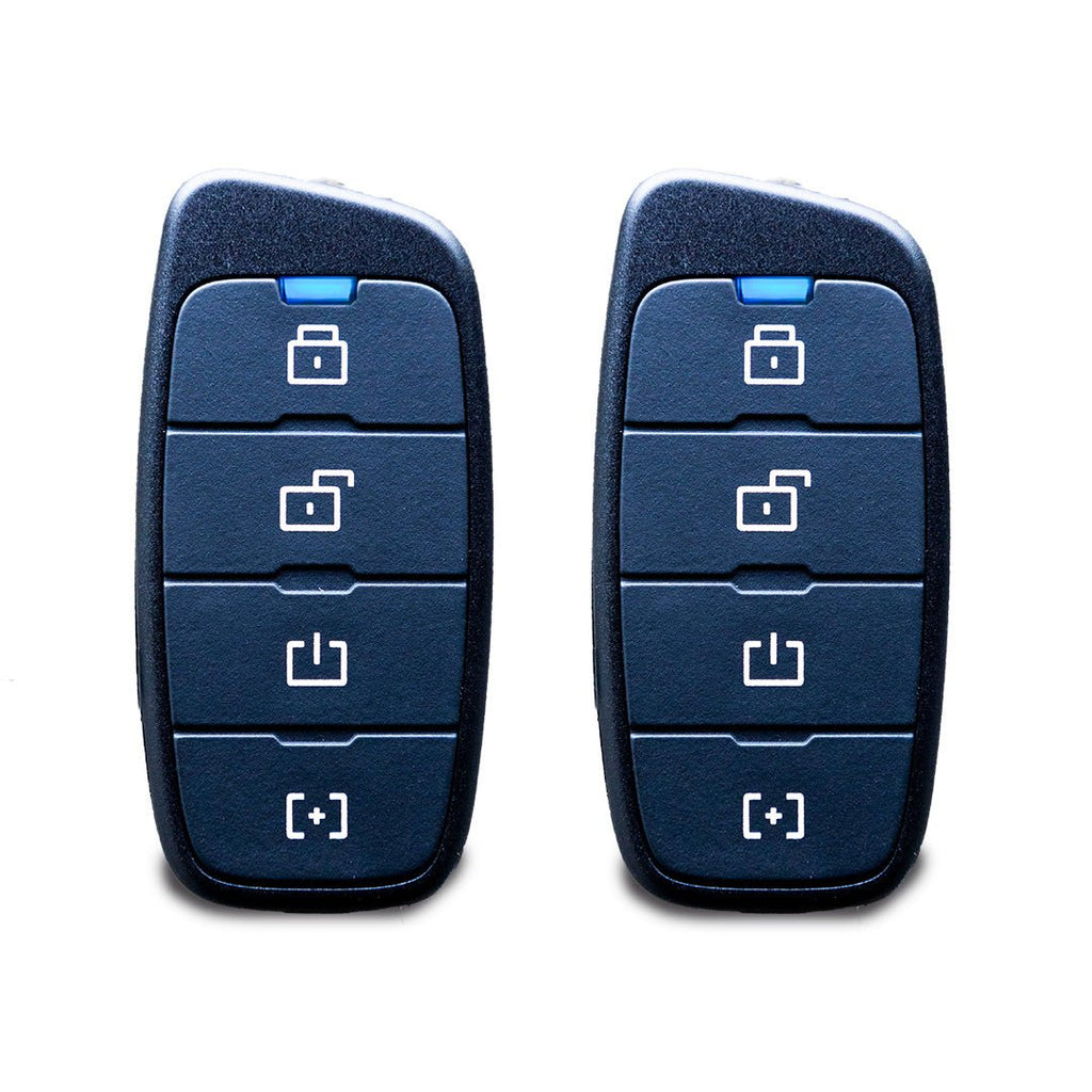 RFKIT2W: Long Range Remote Start Upgrade Kit | Antenna & Cable | (2) 4-Button Remotes  | 2-Way