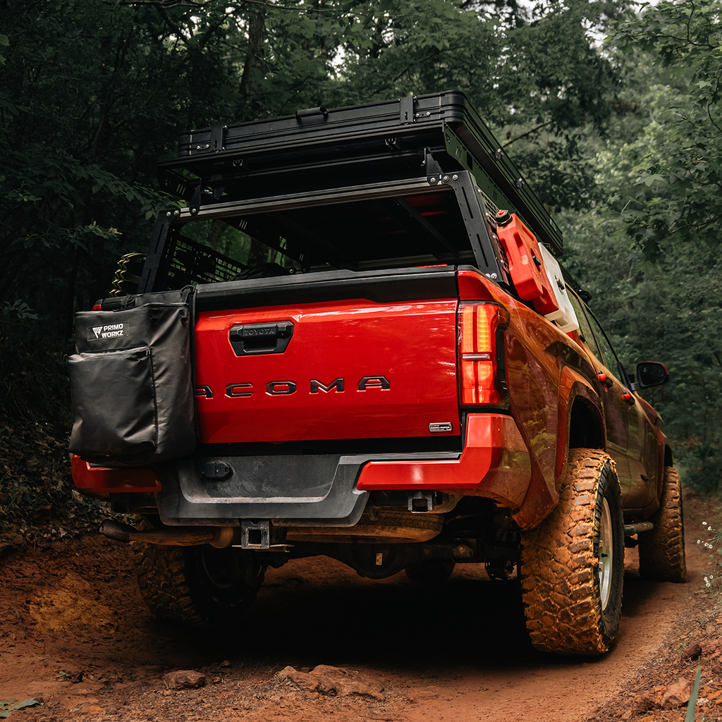 Bed Rack Roof Rack Extension For 2005-2025 Toyota Tacoma – Cali Raised LED