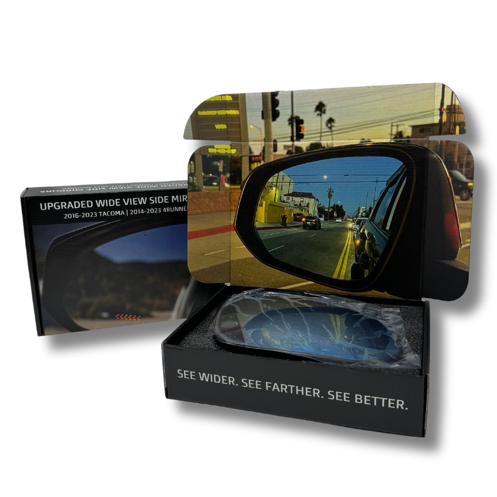 Upgraded Wide View Side Mirrors for Tacoma (2024-2025)