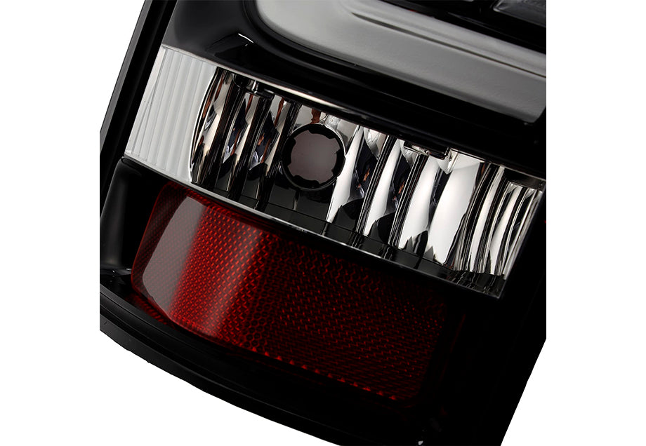 PRO-Series LED Tail Lights Jet Black Fits 2005-2015 Toyota Tacoma