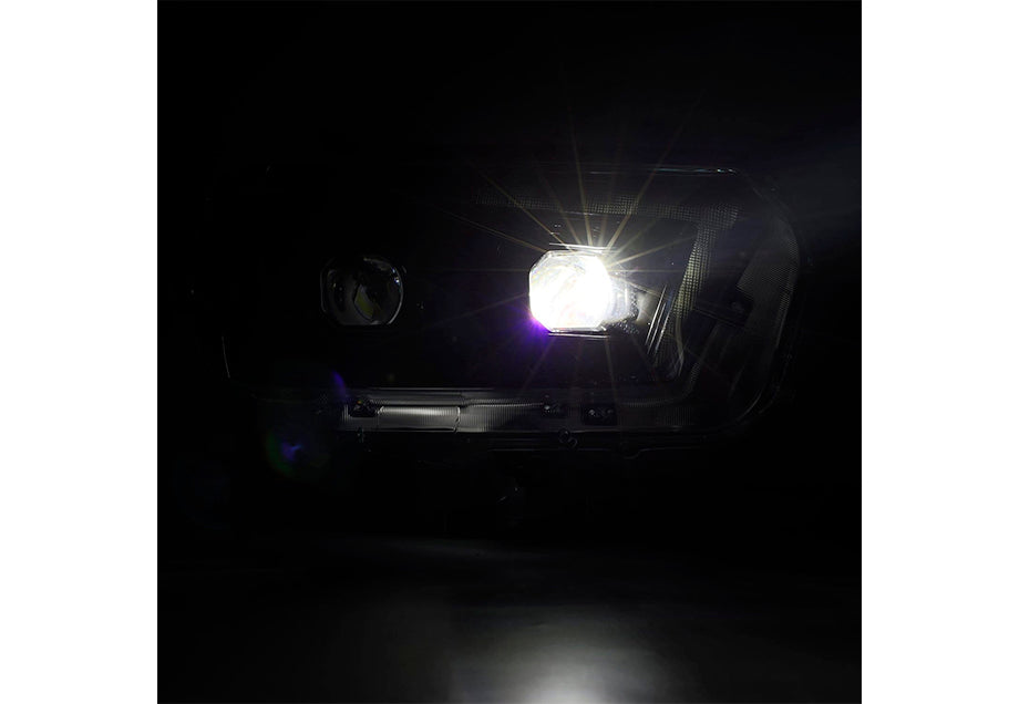 LUXX-Series Projector Headlights Alpha-Black Fits 10-13 Toyota 4Runner