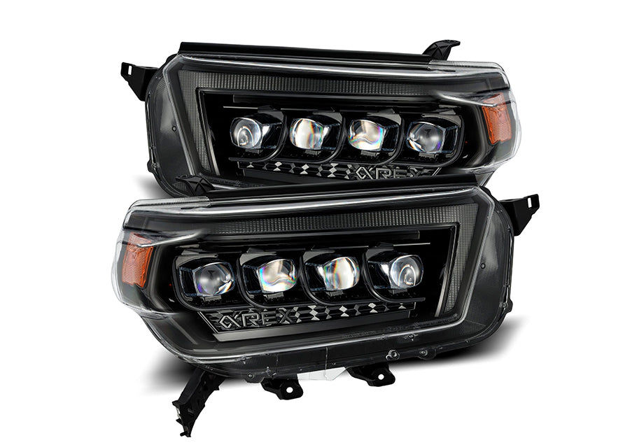 NOVA-Series LED Projector Headlights Alpha-Black Fits 10-13 Toyota 4Runner