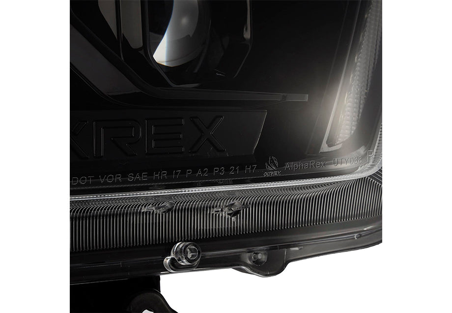 PRO-Series Projector Headlights Alpha-Black Fits 10-13 Toyota 4Runner