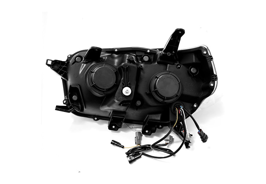 PRO-Series Projector Headlights Alpha-Black Fits 10-13 Toyota 4Runner