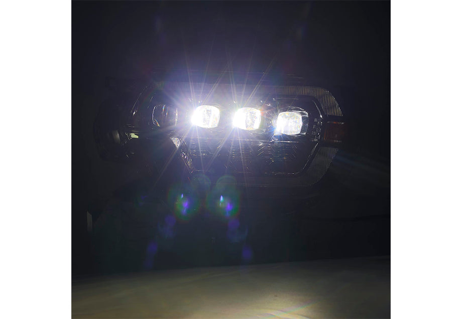 NOVA-Series LED Projector Headlights Alpha-Black 12-15 Toyota Tacoma