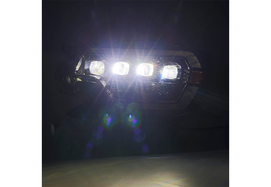 NOVA-Series LED Projector Headlights Alpha-Black 12-15 Toyota Tacoma
