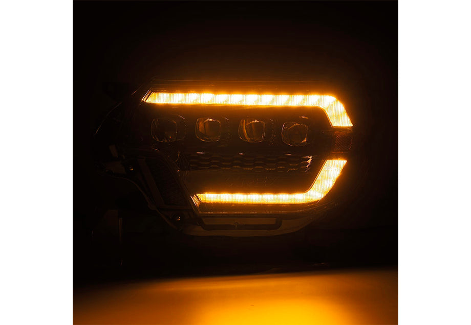 NOVA-Series LED Projector Headlights Alpha-Black 12-15 Toyota Tacoma