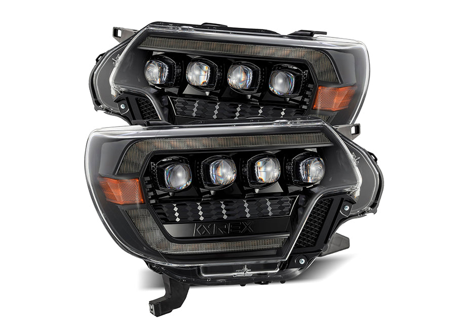 NOVA-Series LED Projector Headlights Alpha-Black 12-15 Toyota Tacoma