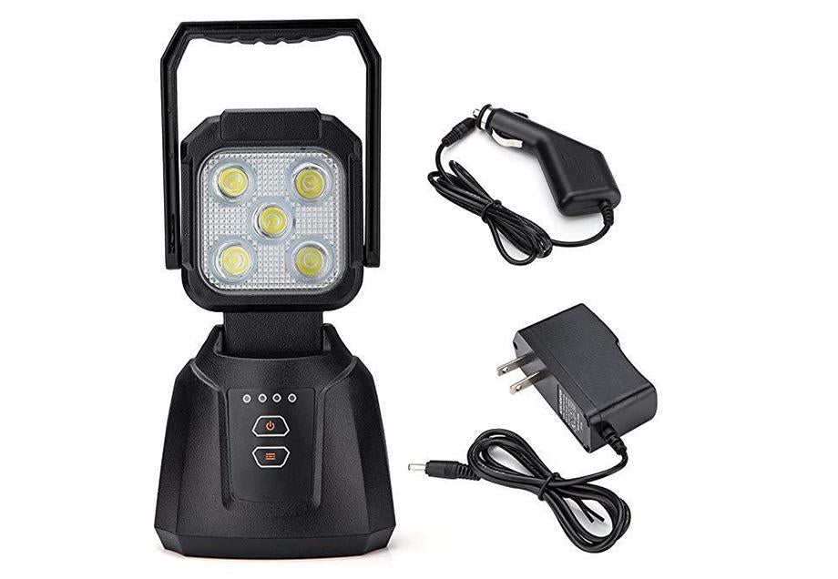 15W Magnetic Base Rechargeable LED Work/Camp Light