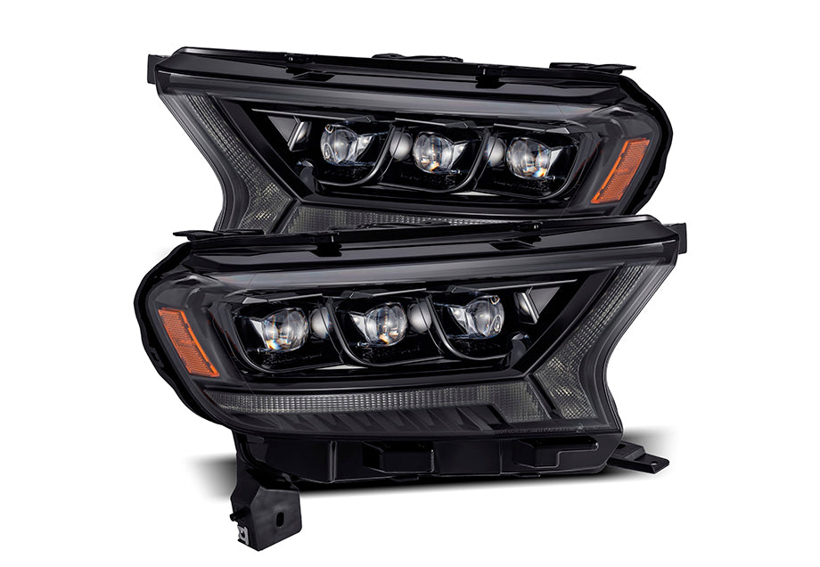 NOVA-Series LED Projector Headlights Alpha-Black Fits 19-21 Ford Ranger